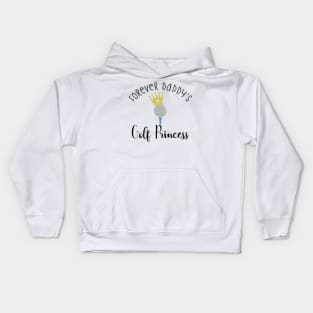 Forever Daddy's Golf Princess For Girls Gift Family Kids Hoodie